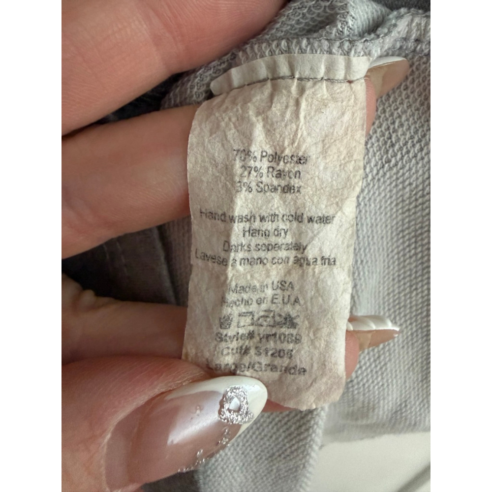 Cozy Casual Grey Tie Dye Romper - L - Picture 7 of 8